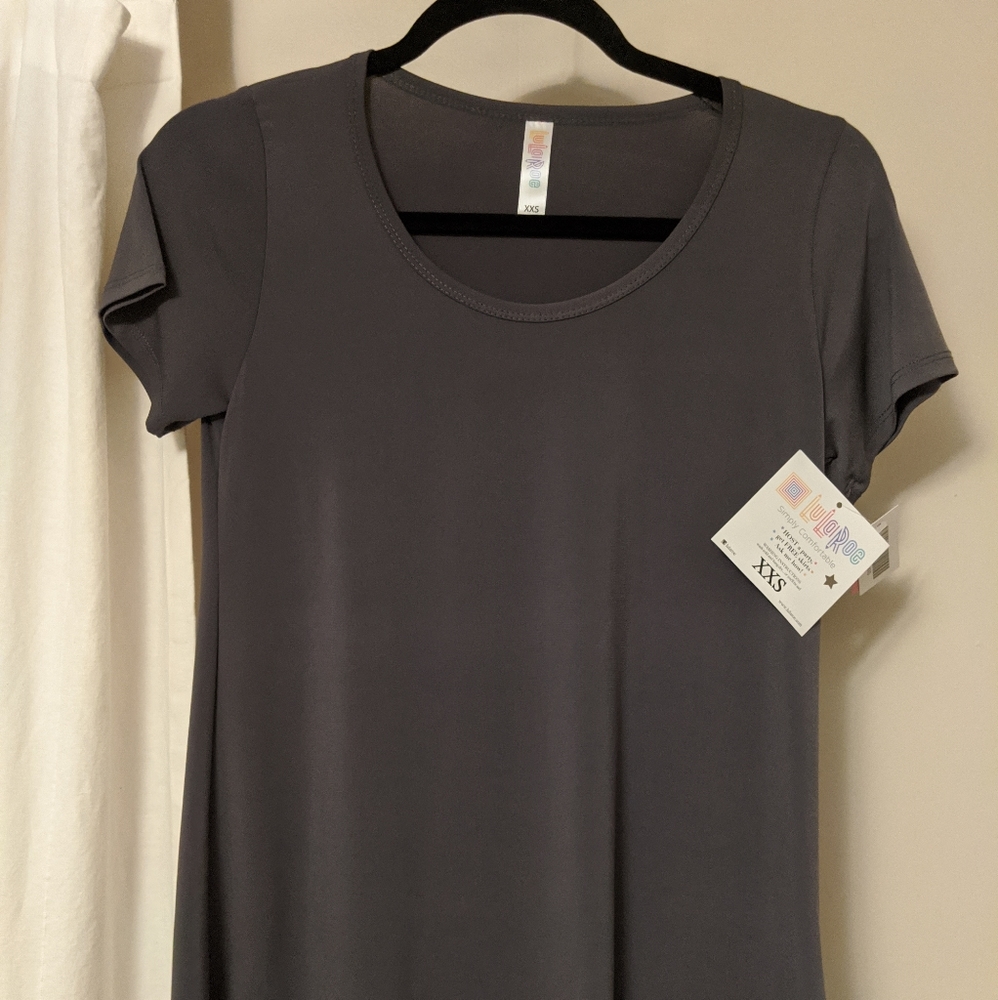 XXS Charcoal Gray Classic tee NWT